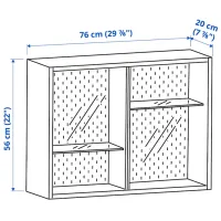 Raft Ikea Uppspel Oțel inoxidabil / Dark Gray photo 7