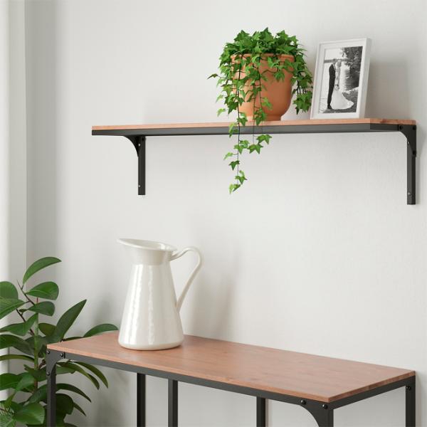 Полка Ikea Fjallbo Массив / Черный photo 4 Полка Ikea Fjallbo Массив / Черный photo 4