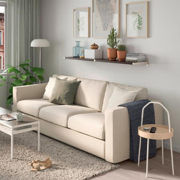 Полка Ikea Bergshult/Granhult ДСП / Черный-коричневый photo 2 Полка Ikea Bergshult/Granhult ДСП / Черный-коричневый photo 2