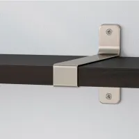 Полка Ikea Bergshult/Granhult ДСП / Черный-коричневый photo 3