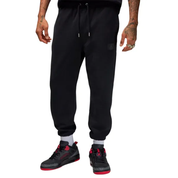 Pantaloni sportivi pentru bărbați Jordan Flight Fleece XL / Black photo 1