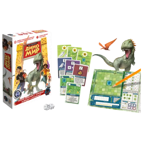 Joc de masă GaGa Games Welcome to Dino World 12+/ Strategie photo 4