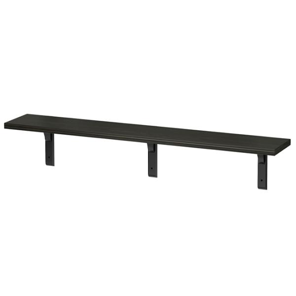 Полка Ikea Bergshult/Ramshult ДСП / Черный-коричневый photo 1