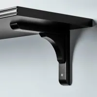 Raft Ikea Bergshult/Ramshult PAL / Negru-maro photo 2