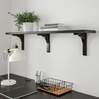 Raft Ikea Bergshult/Ramshult PAL / Negru-maro photo 4