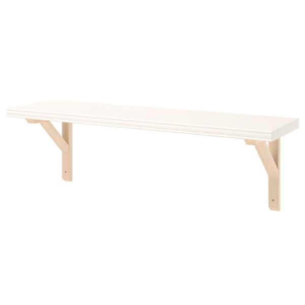 Полка Ikea Bergshult/Sandshult ДСП / Белый photo 1