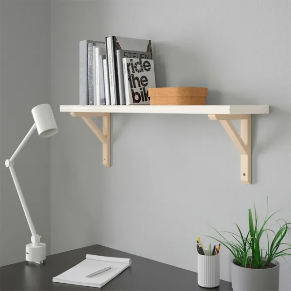Полка Ikea Bergshult/Sandshult ДСП / Белый photo 3