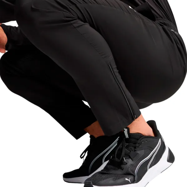 Pantaloni sportivi pentru bărbați Puma M Tad Essentials Woven Tapered L / Black photo 6