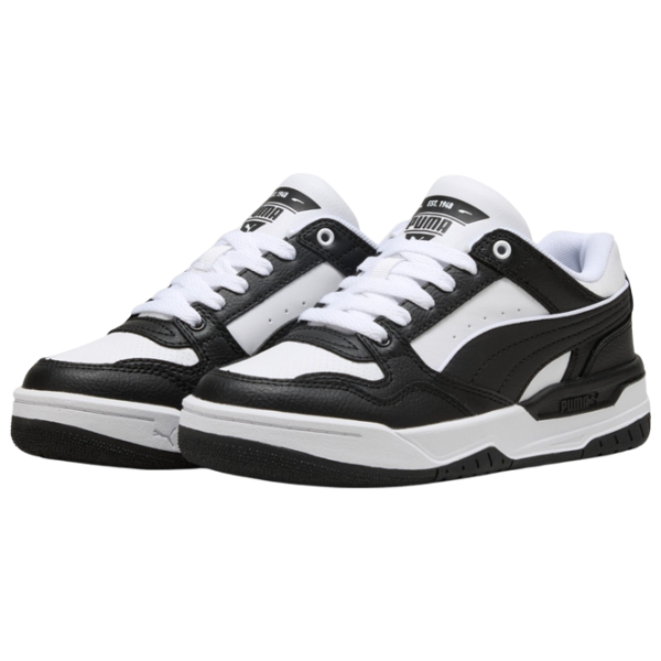 Ghete pentru băieți Puma Rebound Retro Jr Demisezon / White photo 1 Ghete pentru băieți Puma Rebound Retro Jr Demisezon / White photo 1