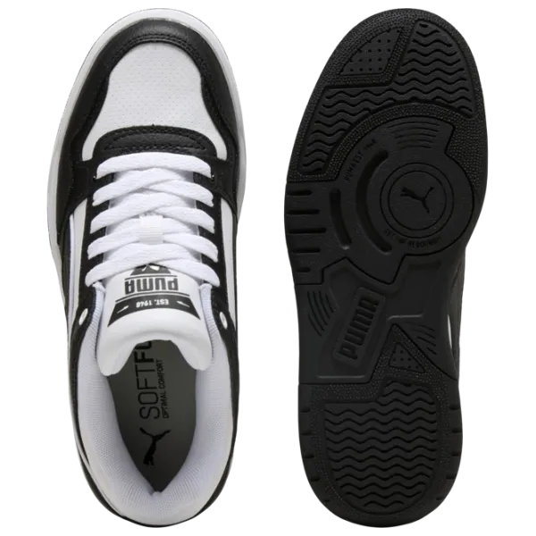 Ghete pentru băieți Puma Rebound Retro Jr Demisezon / White photo 6 Ghete pentru băieți Puma Rebound Retro Jr Demisezon / White photo 6