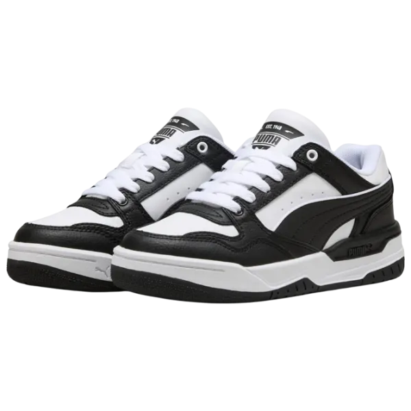 Ghete pentru băieți Puma Rebound Retro Jr Demisezon / White photo 1 Ghete pentru băieți Puma Rebound Retro Jr Demisezon / White photo 1