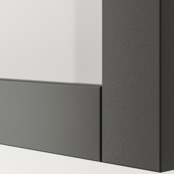 Dulap de bucătărie Ikea Besta/Lappviken/Sindvik/Stubbarp Gray / Sticlă photo 3 Dulap de bucătărie Ikea Besta/Lappviken/Sindvik/Stubbarp Gray / Sticlă photo 3