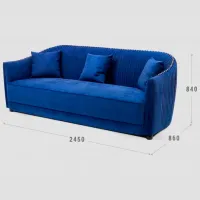 Set de canapele Confort N-10213 (N-10213) Stofă / Dark Blue photo 3