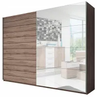 Dulap Helvetia Galaxy 24M0EA59 270 x 61 x 210 / PAL / Stejar Sanremo Întunecat photo 2