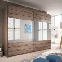 Dulap Helvetia Galaxy 24M0EA59 270 x 61 x 210 / PAL / Stejar Sanremo Întunecat photo 5