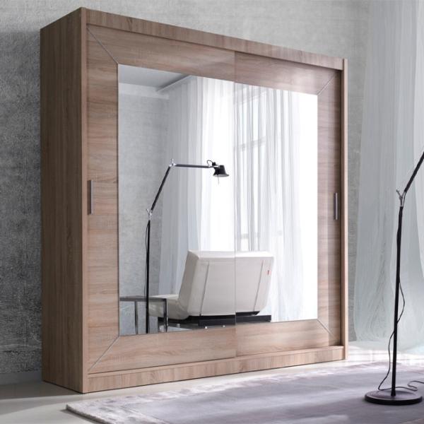 Dulap Helvetia Alfa 220E1517 180 x 61 x 215 / PAL / Stejar Sanremo Deschis photo 2