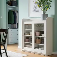 Dulap de bucătărie Ikea Hauga White / Sticlă photo 2