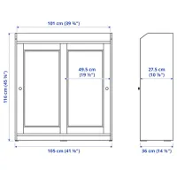 Dulap de bucătărie Ikea Hauga White / Sticlă photo 4