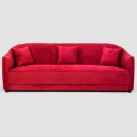 Set de canapele Confort N-10213 (N-10213) Stofă / Red photo 3