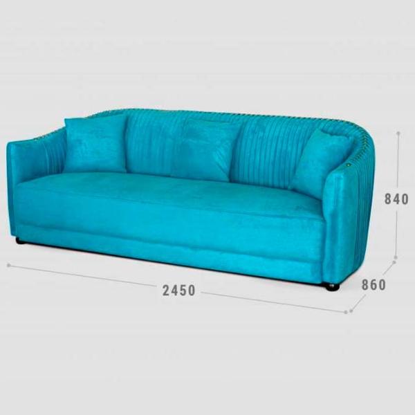Set de canapele Confort N-10213 (N-10213) Stofă / Light Blue photo 3 Set de canapele Confort N-10213 (N-10213) Stofă / Light Blue photo 3