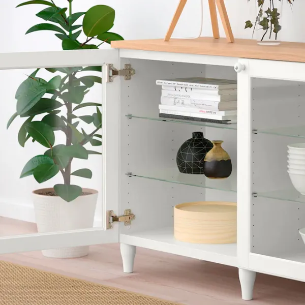 Dulap de bucătărie Ikea Besta/Ostvik/Kabbarp White / Sticlă photo 6 Dulap de bucătărie Ikea Besta/Ostvik/Kabbarp White / Sticlă photo 6