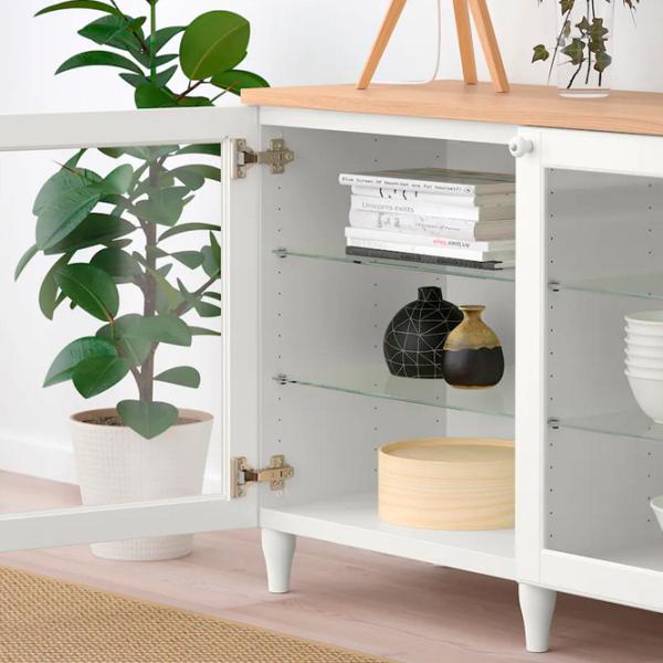 Dulap de bucătărie Ikea Besta/Ostvik/Kabbarp White / Sticlă photo 6 Dulap de bucătărie Ikea Besta/Ostvik/Kabbarp White / Sticlă photo 6