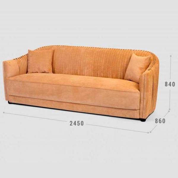 Комплект диванов Confort N-10213 (N-10213) Ткань / Желтый photo 3 Комплект диванов Confort N-10213 (N-10213) Ткань / Желтый photo 3