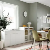 Dulap de bucătărie Ikea Vihals White / Sticlă photo 3