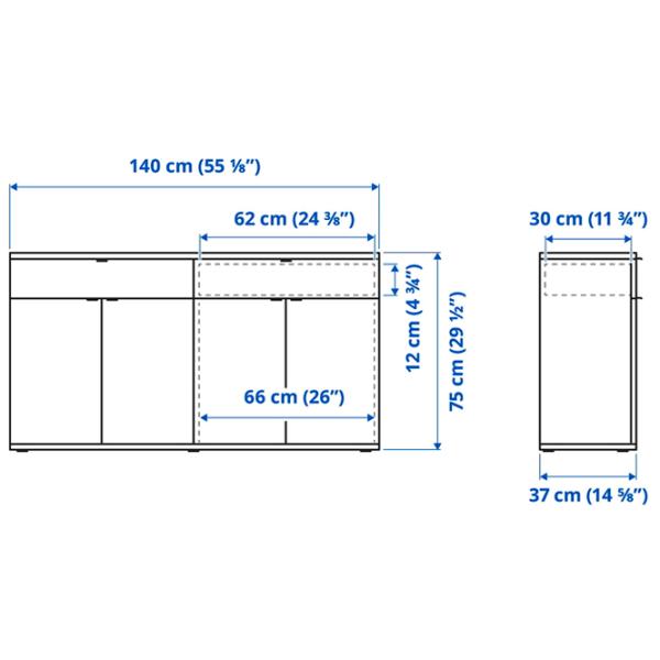 Kухонный шкаф Ikea Vihals White / Стекло photo 4 Kухонный шкаф Ikea Vihals White / Стекло photo 4