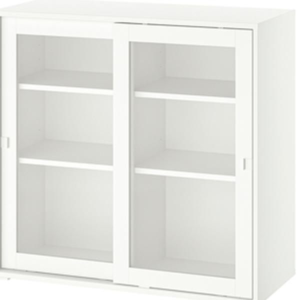 Kухонный шкаф Ikea Vihals White / Стекло photo 5 Kухонный шкаф Ikea Vihals White / Стекло photo 5