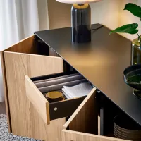Dulap de bucătărie Ikea Boastad Brown / Sticlă photo 3