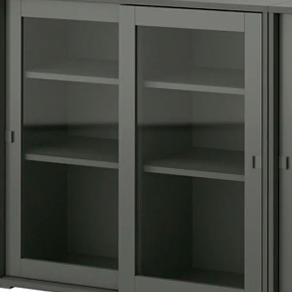 Kухонный шкаф Ikea Vihals Серый / Стекло photo 4 Kухонный шкаф Ikea Vihals Серый / Стекло photo 4