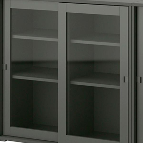 Kухонный шкаф Ikea Vihals Серый / Стекло photo 4 Kухонный шкаф Ikea Vihals Серый / Стекло photo 4