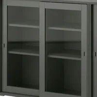 Dulap de bucătărie Ikea Vihals Gray / Sticlă photo 4