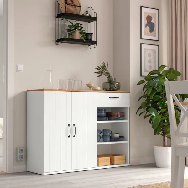 Kухонный шкаф Ikea Skruvby Серый / ДСП photo 2