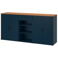 Kухонный шкаф Ikea Skruvby Dark blue / ДСП