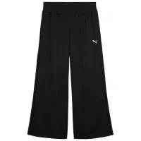 Pantaloni sportivi pentru femei Puma Wardrobe Ess Relaxed Low Rise Popper Pants Open Hem S / Black