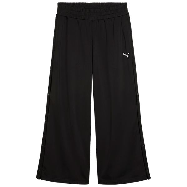 Pantaloni sportivi pentru femei Puma Wardrobe Ess Relaxed Low Rise Popper Pants Open Hem XL / Black photo 1 Pantaloni sportivi pentru femei Puma Wardrobe Ess Relaxed Low Rise Popper Pants Open Hem XL / Black photo 1