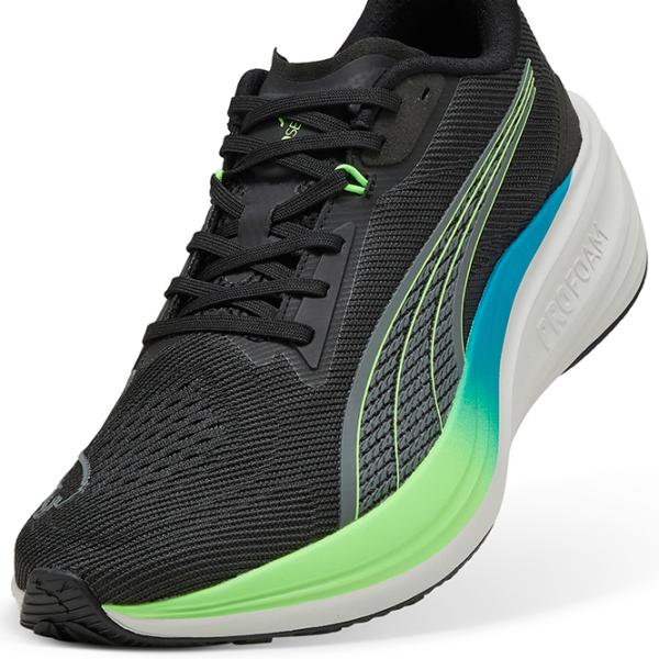 Кроссовки для мужчин Puma Darter Pro 43 / Чёрный Зелёный photo 5