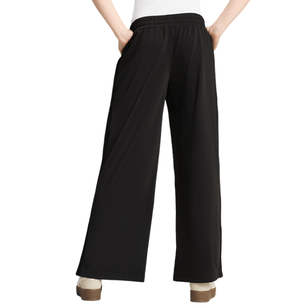 Pantaloni sportivi pentru femei Puma Wardrobe Ess Relaxed Low Rise Popper Pants Open Hem M / Black photo 5 Pantaloni sportivi pentru femei Puma Wardrobe Ess Relaxed Low Rise Popper Pants Open Hem M / Black photo 5