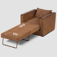 Set de canapele Confort N-1 M (1224451) Stofă / Brown photo 5