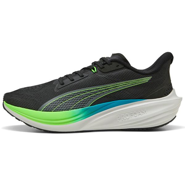 Adidași pentru bărbați Puma Darter Pro 42.5 / Black Green photo 2 Adidași pentru bărbați Puma Darter Pro 42.5 / Black Green photo 2
