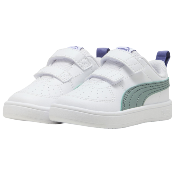 Ghete pentru băieți Puma Rickie V Inf Demisezon / White photo 1