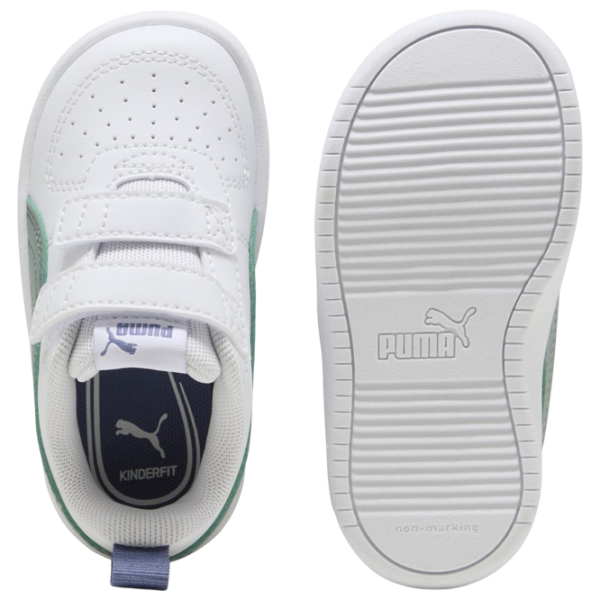Ghete pentru băieți Puma Rickie V Inf Demisezon / White photo 6