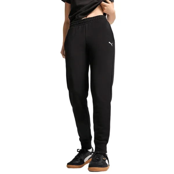 Pantaloni sportivi pentru femei Puma Ess Logo Sweatpants Terry Closed Hem L / Black photo 2