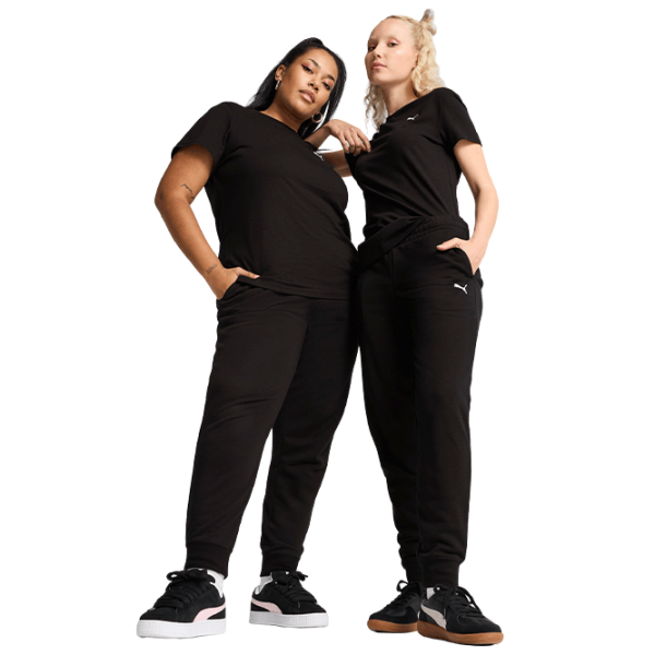 Pantaloni sportivi pentru femei Puma Ess Logo Sweatpants Terry Closed Hem L / Black photo 5