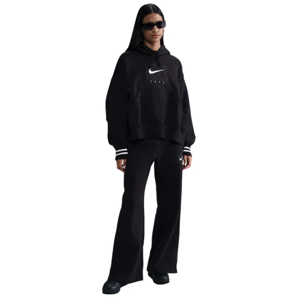 Спортивные брюки для женщин Nike Sportswear Phoenix Fleece High-Waisted Graphic Wide-Leg Pants M / Черный photo 4 Спортивные брюки для женщин Nike Sportswear Phoenix Fleece High-Waisted Graphic Wide-Leg Pants M / Черный photo 4