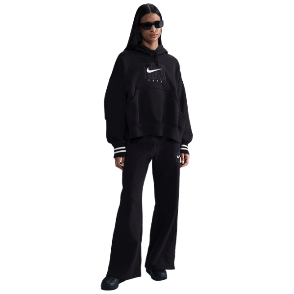 Спортивные брюки для женщин Nike Sportswear Phoenix Fleece High-Waisted Graphic Wide-Leg Pants M / Черный photo 4 Спортивные брюки для женщин Nike Sportswear Phoenix Fleece High-Waisted Graphic Wide-Leg Pants M / Черный photo 4