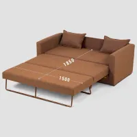 Set de canapele Confort N-1 M (1224448) Stofă / Brown photo 3
