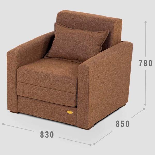 Комплект диванов Confort N-1 M (1224448) Ткань / Коричневый photo 4 Комплект диванов Confort N-1 M (1224448) Ткань / Коричневый photo 4